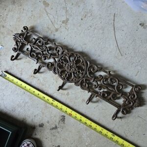 Cast Iron Wall Decor With Hooks Price Reflects Extra Cost Of Shipping